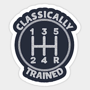 Classically Trained in the 80s Sticker